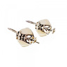 Vintage 925 Sterling Silver Mother Of Pearl Earrings