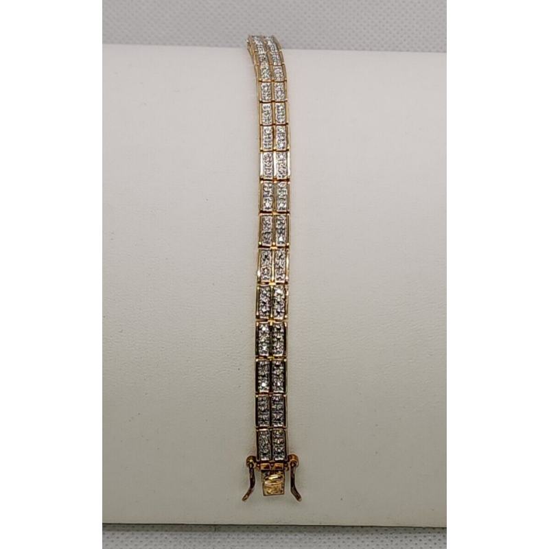 925 STERLING SILVER VERMEIL DIAMONDS 