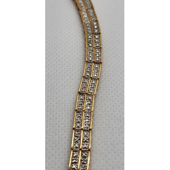 925 STERLING SILVER VERMEIL DIAMONDS 