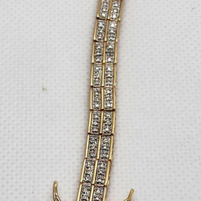 925 Sterling Silver Vermeil Diamonds 