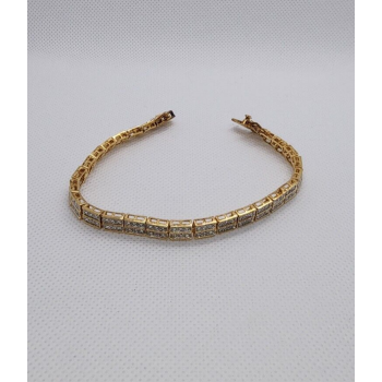 925 STERLING SILVER VERMEIL DIAMONDS 