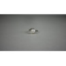 925 Sterling Silver Pearl & Colorless Spinel Ring Size 8