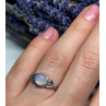 925 Sterling Silver Moonstone Ring Size 7