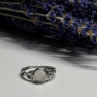 925 Sterling Silver Moonstone Ring Size 7