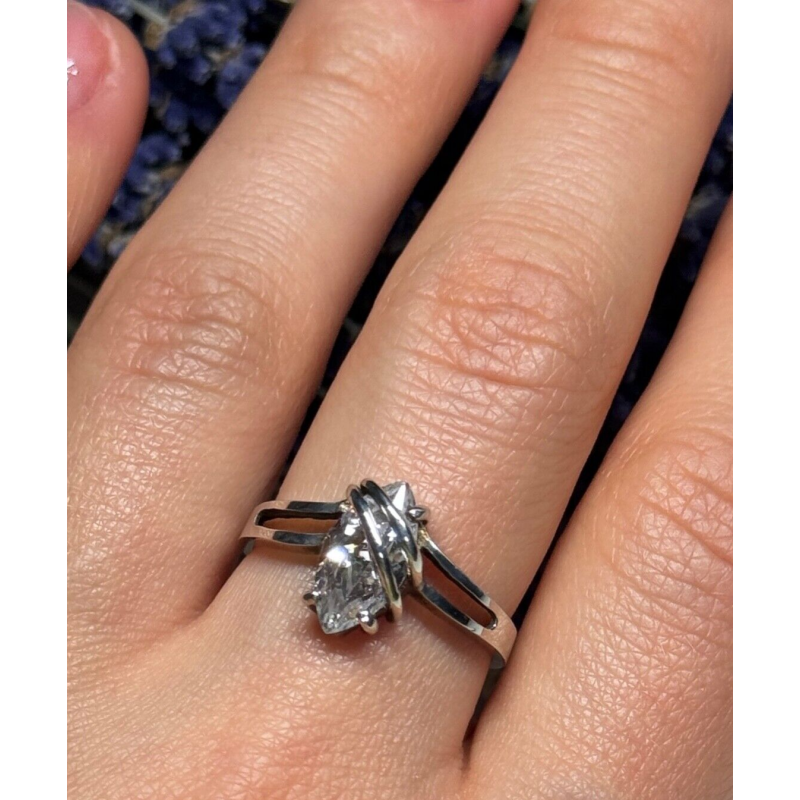 925 Sterling Silver Spinel Ring Size 8