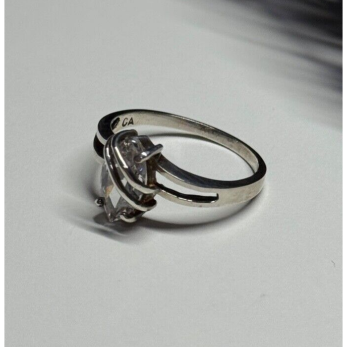 925 Sterling Silver Spinel Ring Size 8