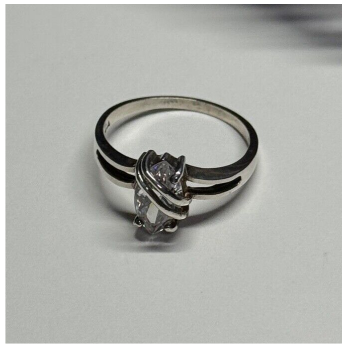 925 Sterling Silver Spinel Ring Size 8