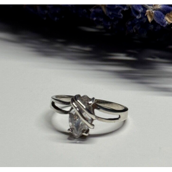 925 Sterling Silver Spinel Ring Size 8