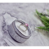 925 Sterling Silver Pink & White CZ Ring Size 6