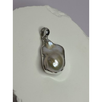 925 STERLING SILVER PEARL PENDANT LENGTH 1.3 INCH