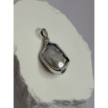 925 STERLING SILVER PEARL PENDANT LENGTH 1.3 INCH