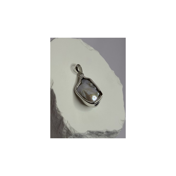 925 STERLING SILVER PEARL PENDANT LENGTH 1.3 INCH