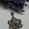 925 Sterling Silver Flower Pendant