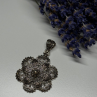 925 Sterling Silver Flower Pendant