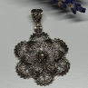925 Sterling Silver Flower Pendant