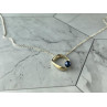 925 Sterling Silver Pearl Chain With Pendant Italy