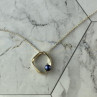925 Sterling Silver Pearl Chain With Pendant Italy