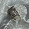 925 Sterling Silver Diamonds Men'S Ring Size 9