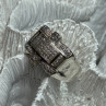 925 Sterling Silver Diamonds Men'S Ring Size 9