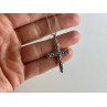 925 Sterling Silver Marcasites Chain with Cross