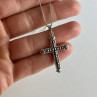 925 Sterling Silver Marcasites Chain With Cross
