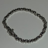 925 Sterling Silver White Sapphire Heart Bracelet Size 7 Inch