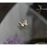 925 Sterling Silver CZ Butterfly Pendant