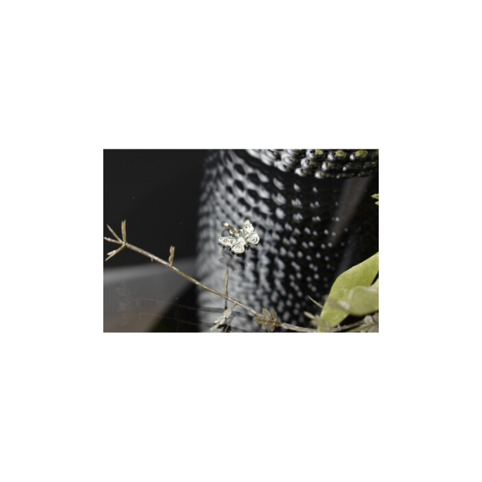 925 Sterling Silver CZ Butterfly Pendant