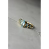 14K Yellow Gold Topaz Ring Size 9