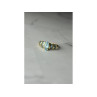 14K YELLOW GOLD TOPAZ RING SIZE 9