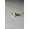 14K Yellow Gold Topaz Ring Size 9