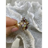 925 Sterling Silver Gold Plated Multi Gemstones 
