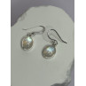 925 Sterling Silver Moonstone Earrings Length 1.1 Inch