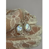 925 Sterling Silver Moonstone Earrings Length 1.1 Inch
