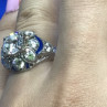 925 Sterling Silver CZ Ring Size 6.5
