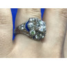 925 Sterling Silver CZ Ring Size 6.5