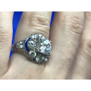 925 Sterling Silver CZ Ring Size 6.5