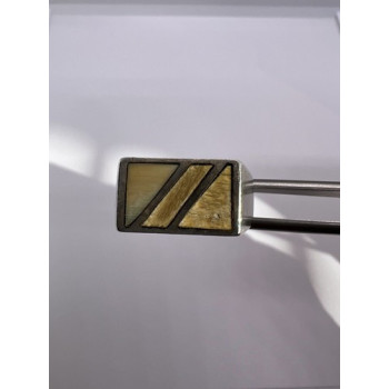 925 Sterling Silver Agate Ring Size 8