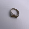 925 Sterling Silver Agate Ring Size 8