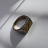 925 Sterling Silver Agate Ring Size 8