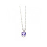 925 Sterling Silver Iolite Chain with Pendant