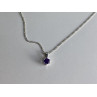 925 Sterling Silver Iolite Chain with Pendant