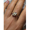 925 STERLING SILVER PEARLS & RUBY RING SIZE 8