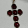 925 Sterling Silver Agate Cross