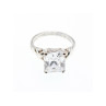925 Sterling Silver CZ Ring Size 11.5