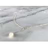 925 Sterling Silver Pearl Necklace Italy