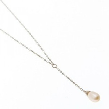 925 Sterling Silver Pearl Necklace Italy