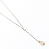 925 Sterling Silver Pearl Necklace Italy