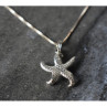 925 Sterling Silver Starfish Chain With Pendant Italy
