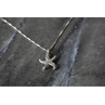 925 Sterling Silver Starfish Chain With Pendant Italy